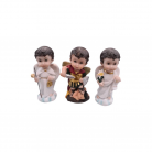 Conjunto Imagem São Gabriel, São Miguel e São Rafael 09 Cm Resina Mirim Importado