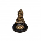 Incensário Buda 04 Cm Gota Resina