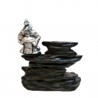 Incensário Ganesha 15 cm Resina Tablete Cascata Montanha