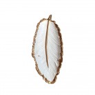 Incensário Pena 18 Cm Resina Branca