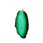 Incensário Pena 18 Cm Resina Verde