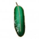 Incensário Pena 21 Cm Resina Verde