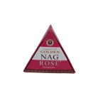 Incenso Rose Cone Golden Caixa com 10 Incensos Efeito Cascata