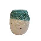 Rechaud Porcelana 11 Cm Branco e Azul