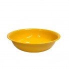 Bacia Metal 32 Cm Pintura Especial Amarela