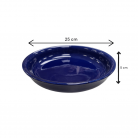 Bacia Porcelana 25 cm Azulão