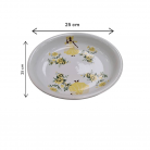 Bacia Porcelana 25 cm Oxum