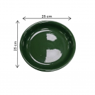 Bacia Porcelana 25 cm Verde