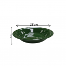 Bacia Porcelana 28 cm Verde