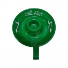 Castiçal 1 Vela Alumínio Verde Orixá Oxóssi