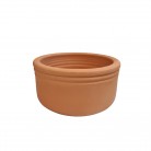 Pote Barro Para Comida Md Vermelha e Preta