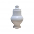 Quartinha Barro 13 Cm Branca Mod2