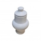 Quartinha Barro 13 Cm Branca Mod2