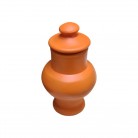 Quartinha Barro 13 Cm Laranja Mod2