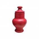 Quartinha Barro 13 Cm Vermelha Mod2