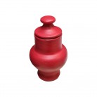 Quartinha Barro 13 Cm Vermelha Mod2