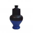 Quartinha Barro 17 Cm Sem Asa Preta e Azulão Mod2