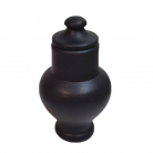 Quartinha Barro 17 Cm Sem Asa Preta Mod2