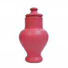 Quartinha Barro 17 Cm Sem Asa Rosa Mod2