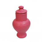 Quartinha Barro 17 Cm Sem Asa Rosa Mod2