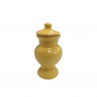 Quartinha Porcelana 10 Cm Sem Asa Mod1 Amarelo