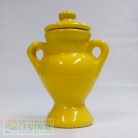 Quartinha Porcelana 12 Cm Com Asa Mod1 Amarelo