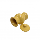 Quartinha Porcelana 12 Cm Sem Asa Mod1 Amarelo