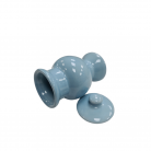 Quartinha Porcelana 12 Cm Sem Asa Mod1 Azul