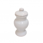 Quartinha Porcelana 12 Cm Sem Asa Mod1 Branco
