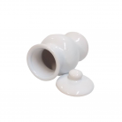 Quartinha Porcelana 12 Cm Sem Asa Mod1 Branco