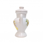 Quartinha Porcelana 16 Cm Com Asa Mod1 Oxum