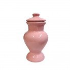 Quartinha Porcelana 16 Cm Sem Asa Mod1 Rosa