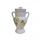 Quartinha Porcelana 20 Cm Com Asa Mod1 Oxum