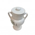 Quartinha Porcelana 20 Cm Com Asa Mod1 Pomba