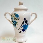 Quartinha Porcelana 20 Cm Com Asa Mod2 700 ml Oxaguiã