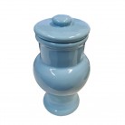 Quartinha Porcelana 20 Cm Sem Alsa Mod1 Azul