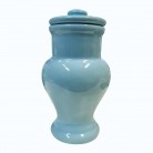 Quartinha Porcelana 20 Cm Sem Alsa Mod1 Azul