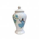 Quartinha Porcelana 20 Cm Sem Asa Mod2 Iemanjá