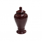Quartinha Porcelana 20 Cm Sem Asa Mod2 Marrom