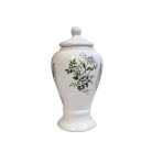 Quartinha Porcelana 20 Cm Sem Asa Mod2 Pomba
