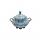 Sopeira Porcelana Gd Mod2 Flores Azuis