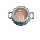 Sopeira Porcelana Gd Mod2 Flores Azuis