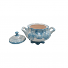 Sopeira Porcelana Gd Mod2 Flores Azuis