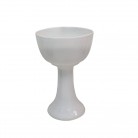 Taça Porcelana Castiçal 18 Cm Branco