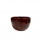 Tigela Porcelana 13 Cm Lisa Marrom