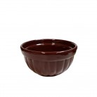 Tigela Porcelana 15 Cm Decorada Marrom