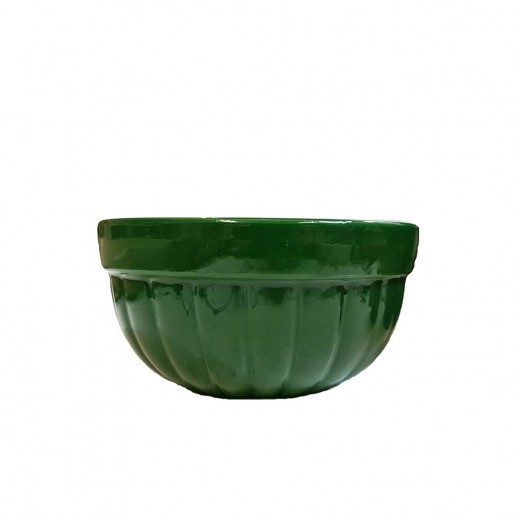 Tigela Porcelana 18 Cm Decorada Verde