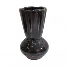 Vaso Porcelana Copo de Leite 18 Cm Preto