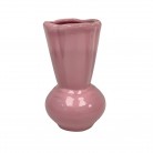 Vaso Porcelana Copo de Leite 18 Cm Rosa