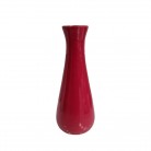 Vaso Porcelana Felicidade 22 Cm Vermelho